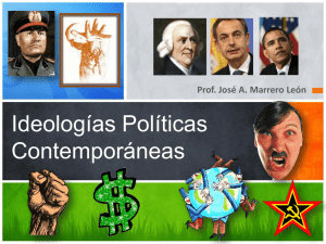 Ideologías Políticas Contemporáneas