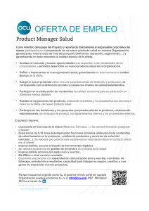 Draft Product Manager Salud