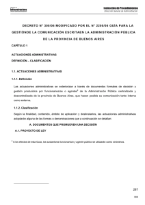 Decreto 300/06:Guía para la Gestión de la Comunicación Escrita en