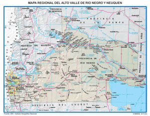 Mapa Alto Valle
