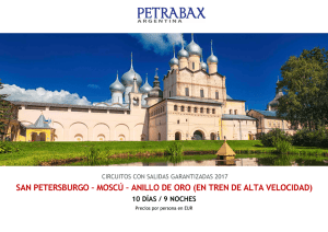 San Petersburgo-Moscu-Anillo de Oro-Going Rusia