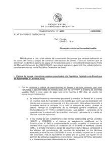 "a" 4847. 26/09/2008. - del Banco Central de la República Argentina
