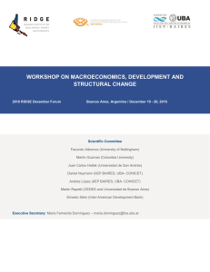 workshop on macroeconomics, development and structural