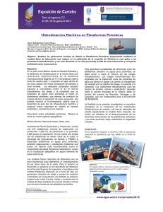 Hidrodinámica Marítima en Plataformas Petroleras