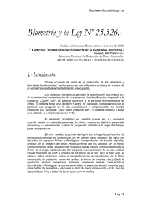 55. Biometría y la Ley Nº 25