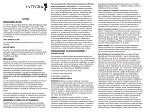 español iindicaciones de uso contraindicación advertencia