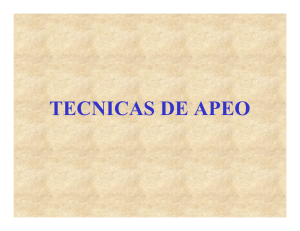 TECNICAS DE APEO