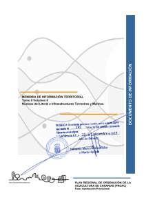 T II V-II Memoria de Información Núcleos del Litoral e Infraestructuras.