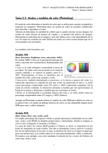 Tema 2.3. Modos y modelos de color (Photoshop)