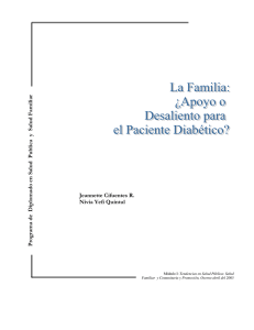 La Familia y el paciente diabetico