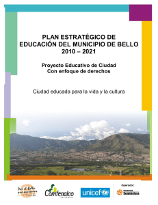 plan estratégico de educación del municipio de bello 2010 – 2021