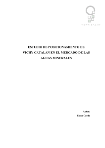 estudio de posicionamiento de vichy catalan