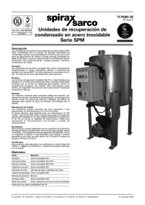 SPM Stainless Steel Condensate Recovery Units