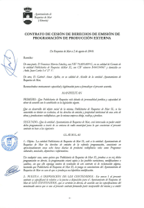 contrato de cesión de derechos de emisión de programación de