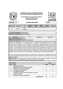 Contratos Mercantiles - FES Acatlán