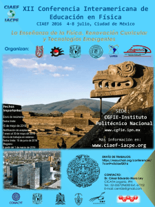 XII Conferencia Interamericana de Educación en Física