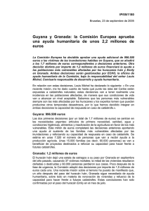 Guyana y Granada: la Comisión Europea aprueba una