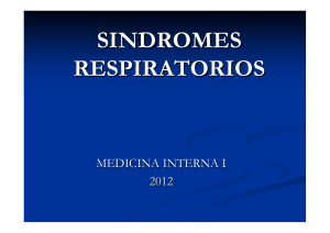 sindromes respiratorios