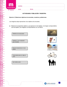 1 ACTIVIDADES: POBLACIÓN Y MUESTRA