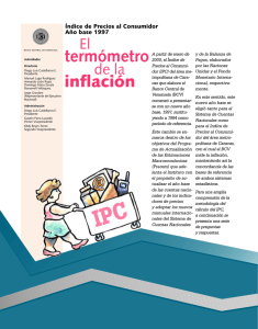 termómetro inflación - Banco Central de Venezuela