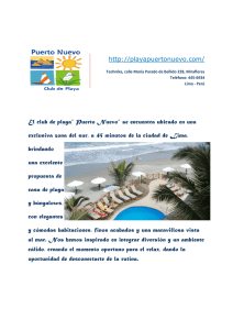 http://playapuertonuevo.com/ El club de playa” Puerto Nuevo” se