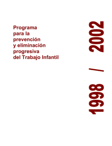 Programa para la prevención y eliminación progresiva del