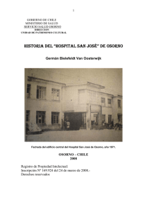 historia del hospital “san josé” de osorno