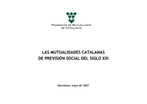 5. Principales tipos de Mutualidades catalanas