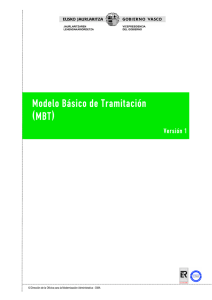 Modelo Básico de Tramitación (MBT)