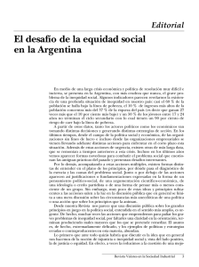 El desafío de la equidad social en la Argentina