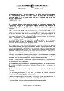 respuesta por escrito a la pregunta formulada por d. bixen itxaso