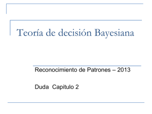 Teoría de decisión Bayesiana