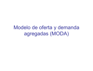 Modelo de oferta y demanda agregadas (MODA)