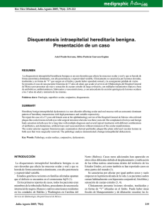 Disqueratosis intraepitelial hereditaria benigna