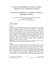 La teoría del aprendizaje social como modelo explicativo de la