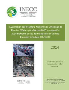 Elaboración del Inventario Nacional de Emisiones de Fuentes