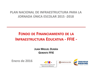 fondo de financiamiento de la infraestructura educativa
