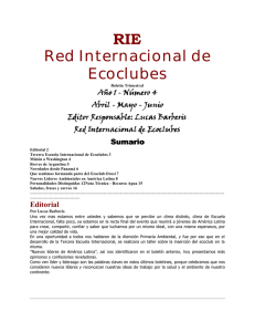 RIE Red Internacional de Ecoclubes
