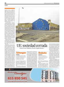 UE: sociedad cerrada - Universitat Pompeu Fabra