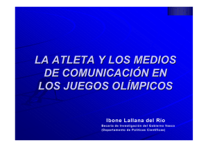la atleta y los medios de comunicación en los juegos olímpicos