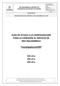 iOS v4.x, v5.x, v6.x y v7.x - Universidad Politécnica de Madrid
