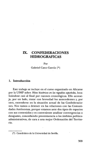 ix. confederaciones hidrograficas