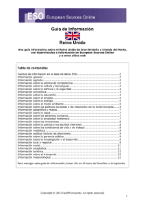 Guía de Información Reino Unido - Archive of European Integration