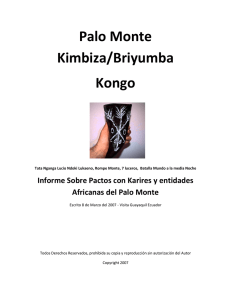 Palo Monte Kimbiza/Briyumba Kongo