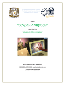 cercanía virtual - Coordinación de Universidad Abierta y Educación