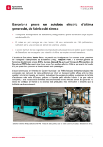 nota de premsa de l`Ajuntament de Barcelona
