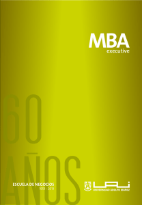 executive MBA - Universidad Adolfo Ibáñez