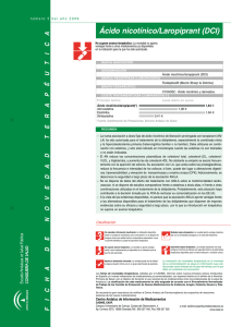 Ácido nicotínico/Laropiprant (DCI)