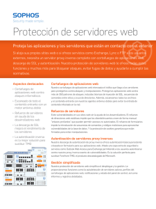 Protección de servidores web