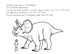 Cuántos años vivía un Triceratops?